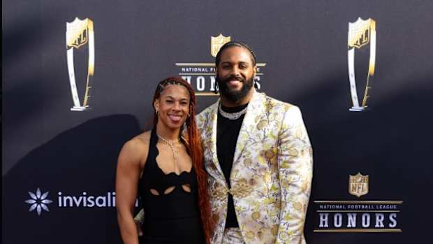 Cam Jordan and Wife